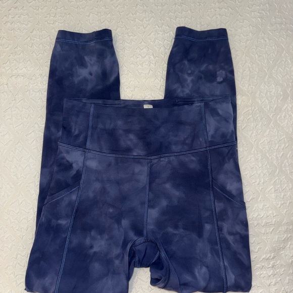 lululemon athletica Other - Lululemon Tie-Dye Blue Leggings